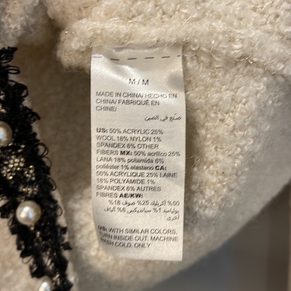 White House Black Market Cardigan Sweater sz M - Picture 3 of 7